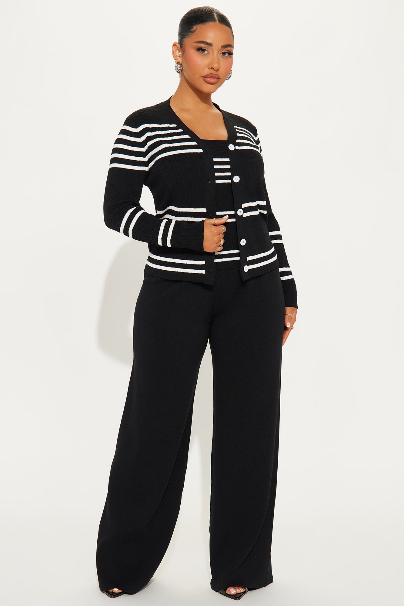 Genesis 3 Piece Pant Set - Black