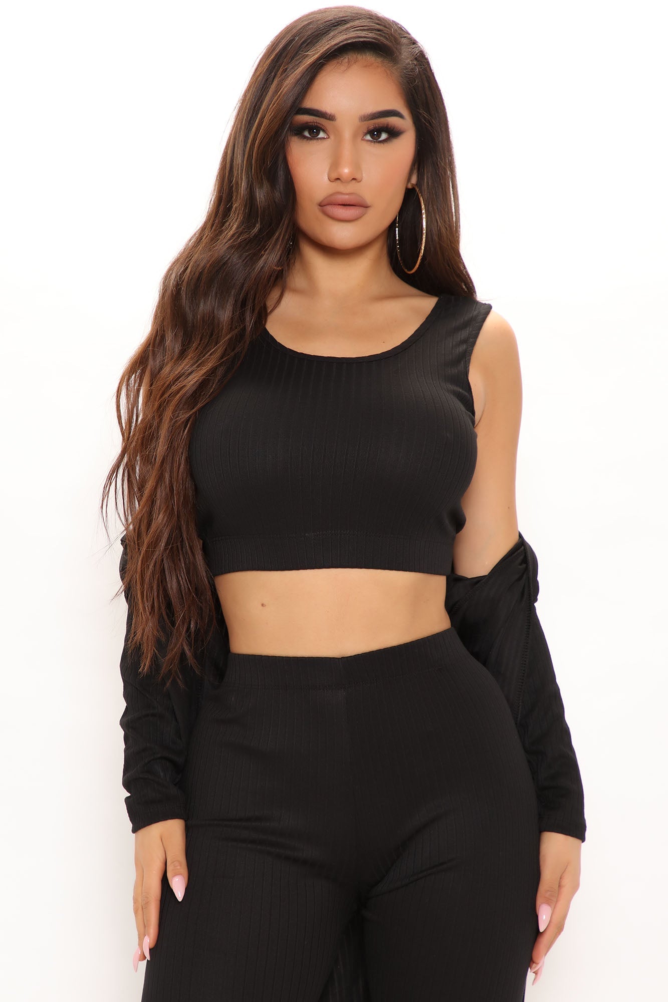 Nori 3 Piece Legging Set - Black