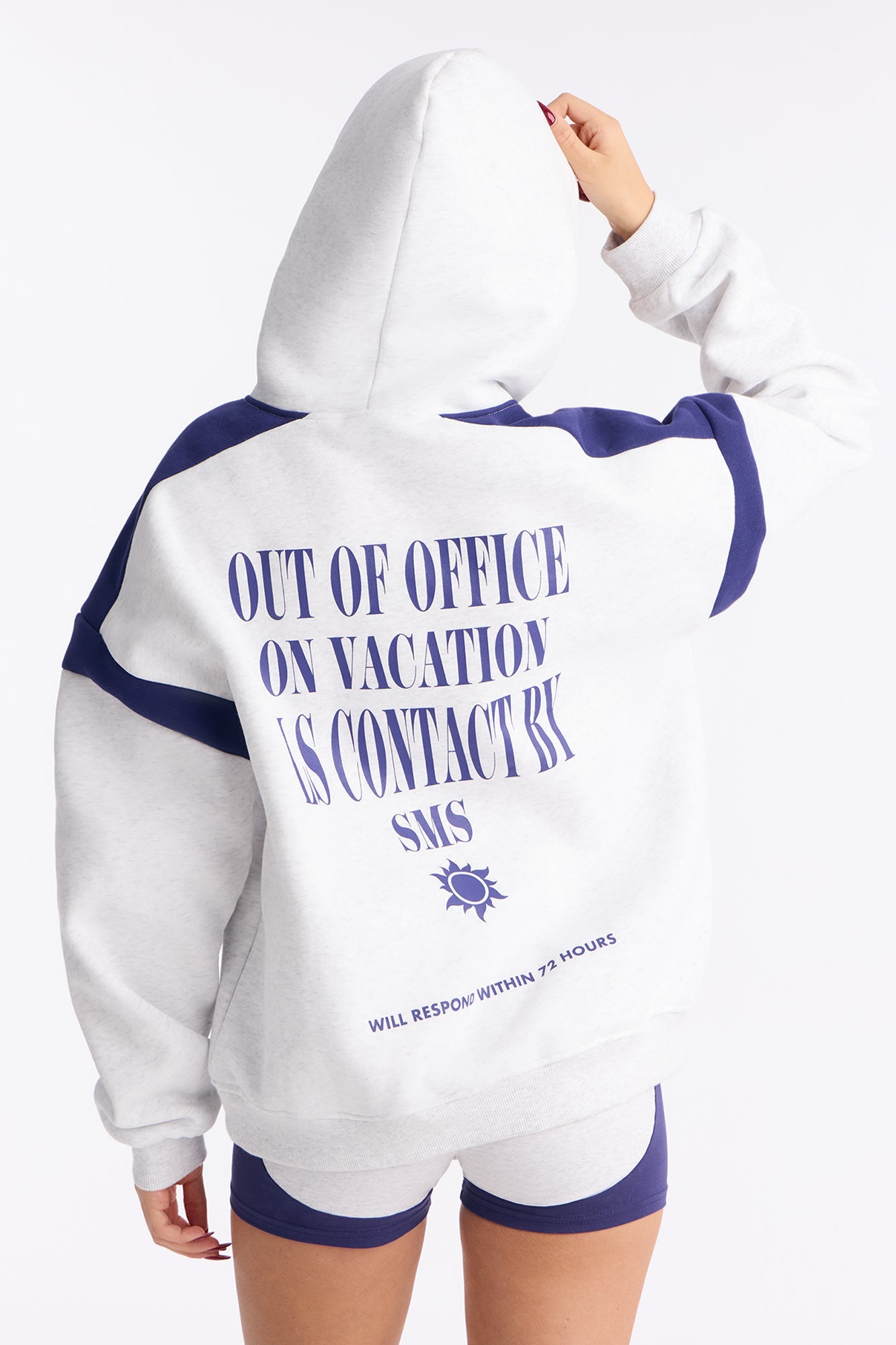 Out Of Service Fleece Short Set - Heather Grey
