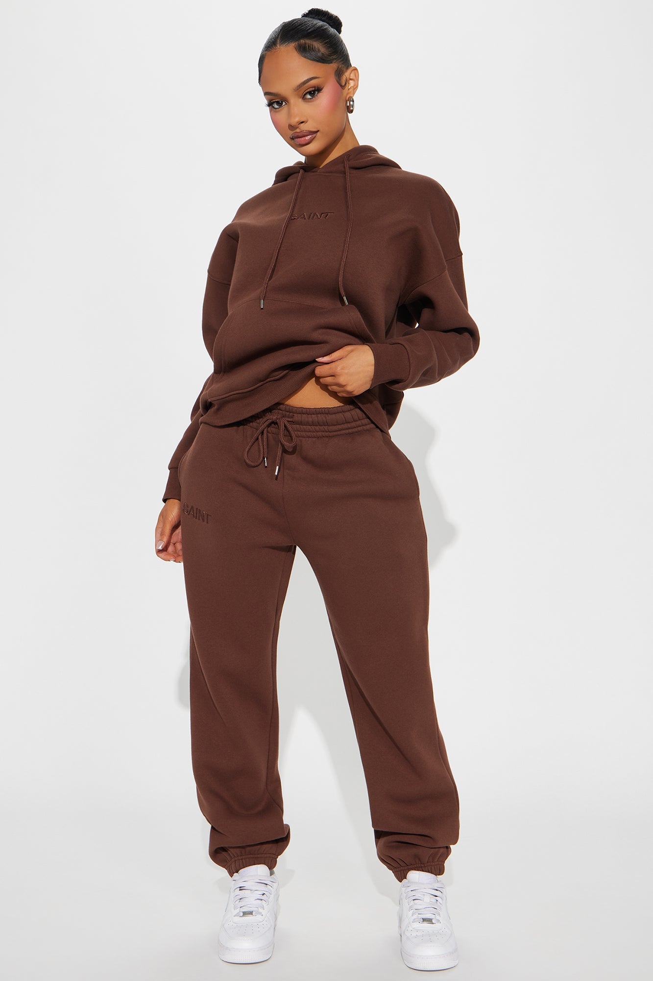 Saint Sweatpant Set - Chocolate
