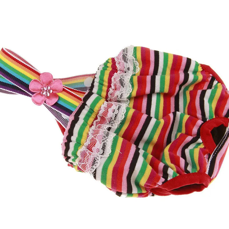Pets Dog Diaper Washable Female Dog Shorts Panties Menstruation Underwear Briefs Physiological Pant Sanitary for Pets Supplies