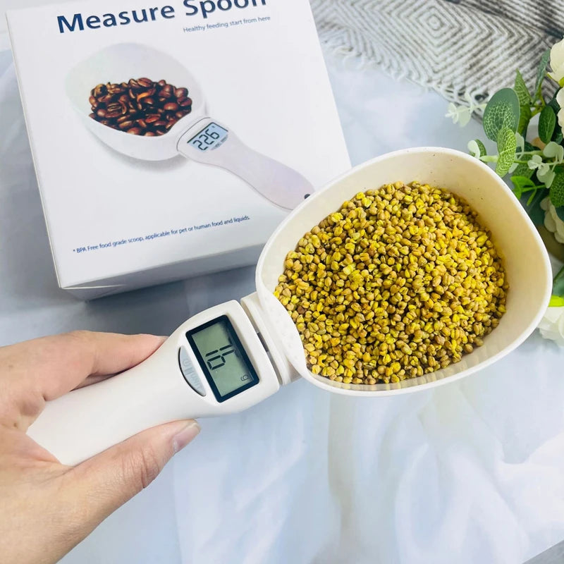 Kitchen Digital Food Measuring Spoon Scale Pet Food Measuring Spoon Scale Suitable For Cat And Dog Food Measuring Flour Spoon 