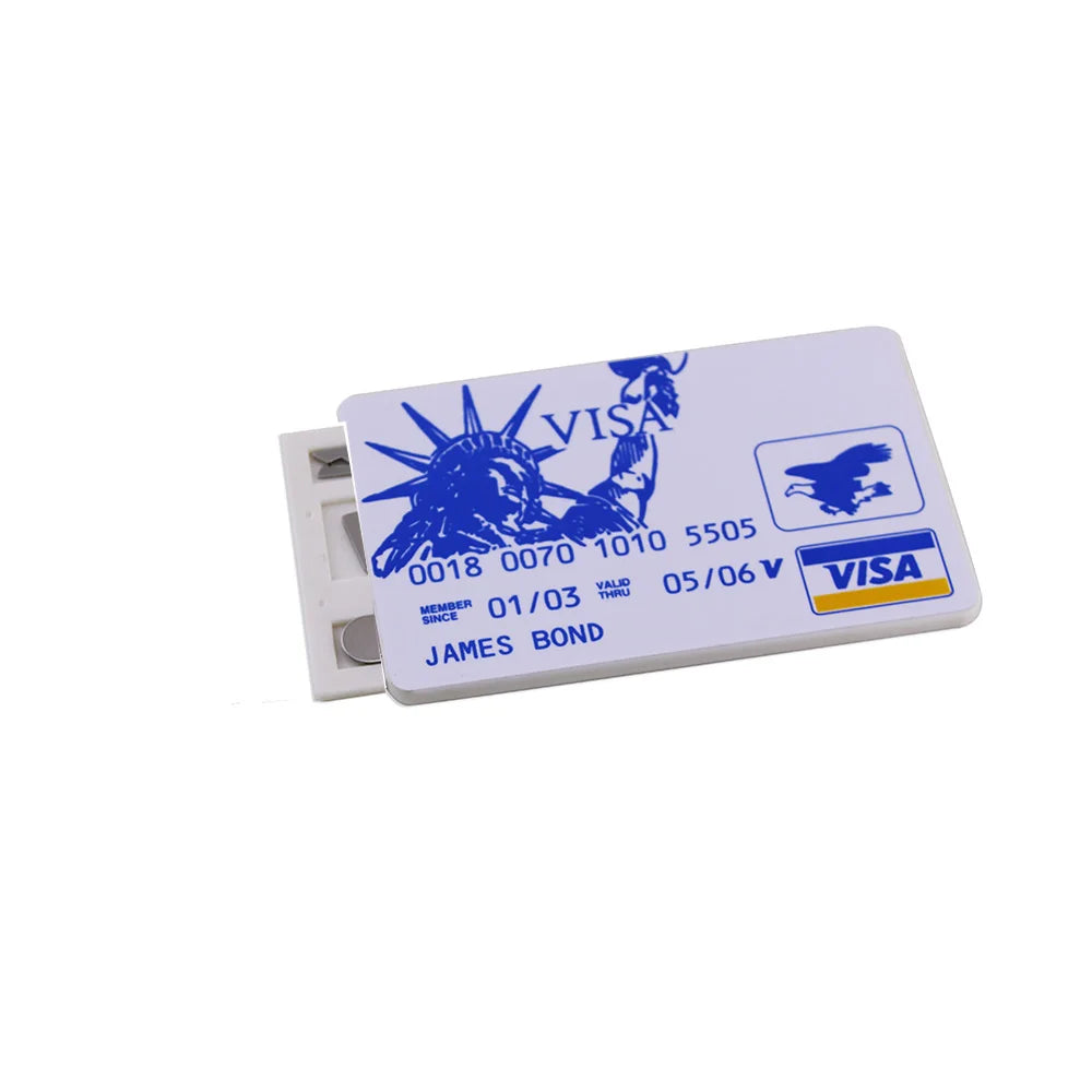 Lockpick Locksmith Tools 5pcs Stainless Steel Tools Hide in James Card,Portable Pocket Hardware Tools