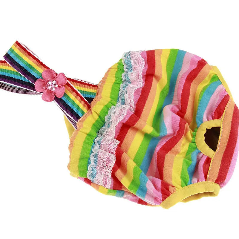 Pets Dog Diaper Washable Female Dog Shorts Panties Menstruation Underwear Briefs Physiological Pant Sanitary for Pets Supplies