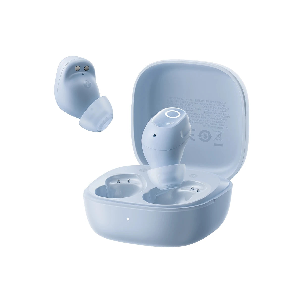 Baseus Bass BD1 Wireless Earphones Bluetooth 5.4 Earbuds Sports Earbuds HIFI Sound Headphone IP55 Waterproof Bean-shaped Earbuds
