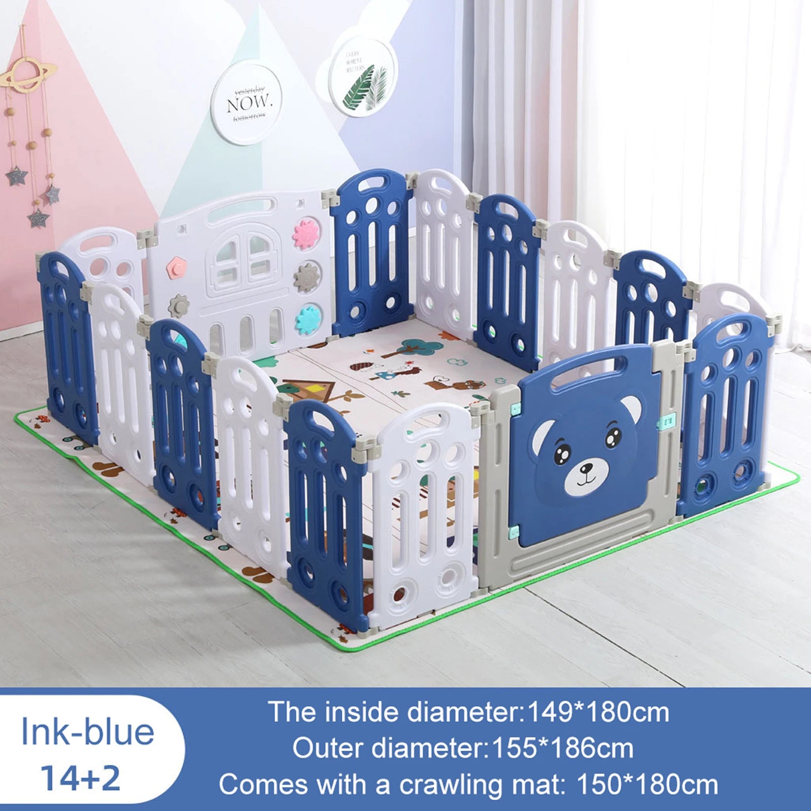 Baby Playpen Baby Playground baby activity fence Activities Baby Fence Baby Items pool balls for Baby slide games for children
