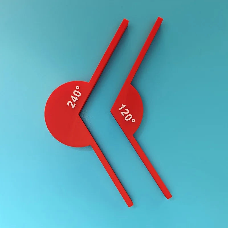 Math Teaching Aids, Angle Measurement Tools Geometric Angle Display Instruments Educational Learning Tools for Angle Recognition