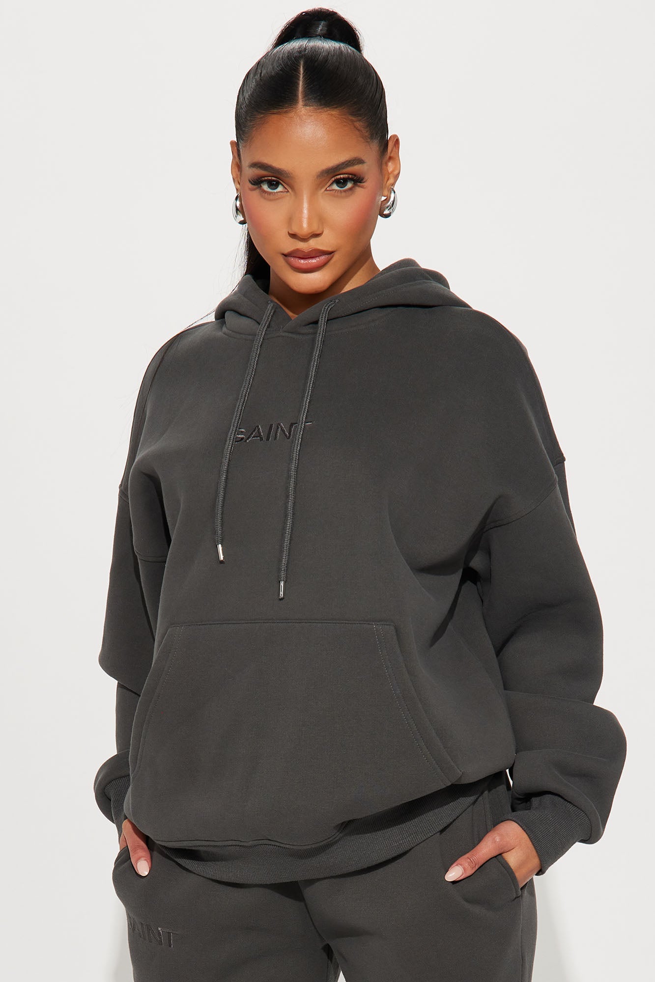 Saint Sweatpant Set - Charcoal