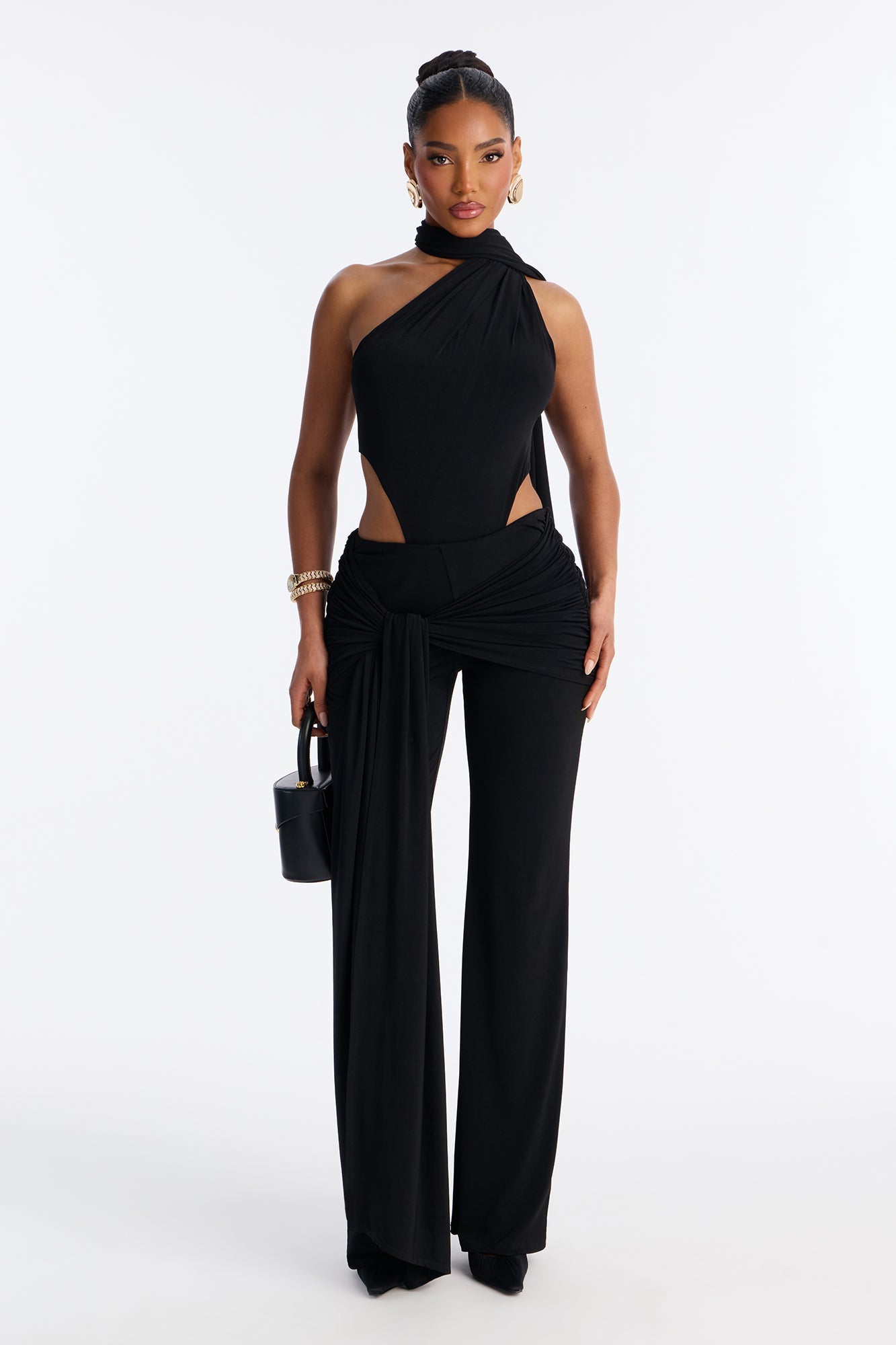 Lovers Lane Jersey Pant Set - Black