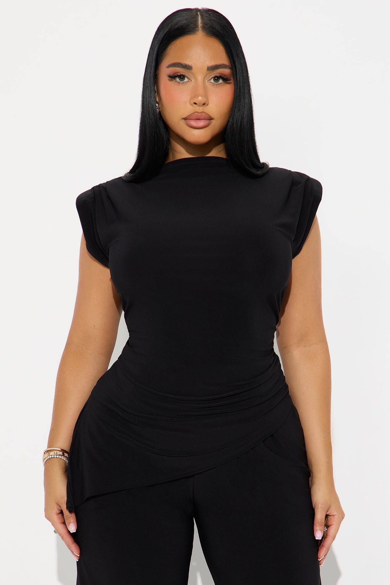 Bold Moves Wide Leg Pant Set - Black