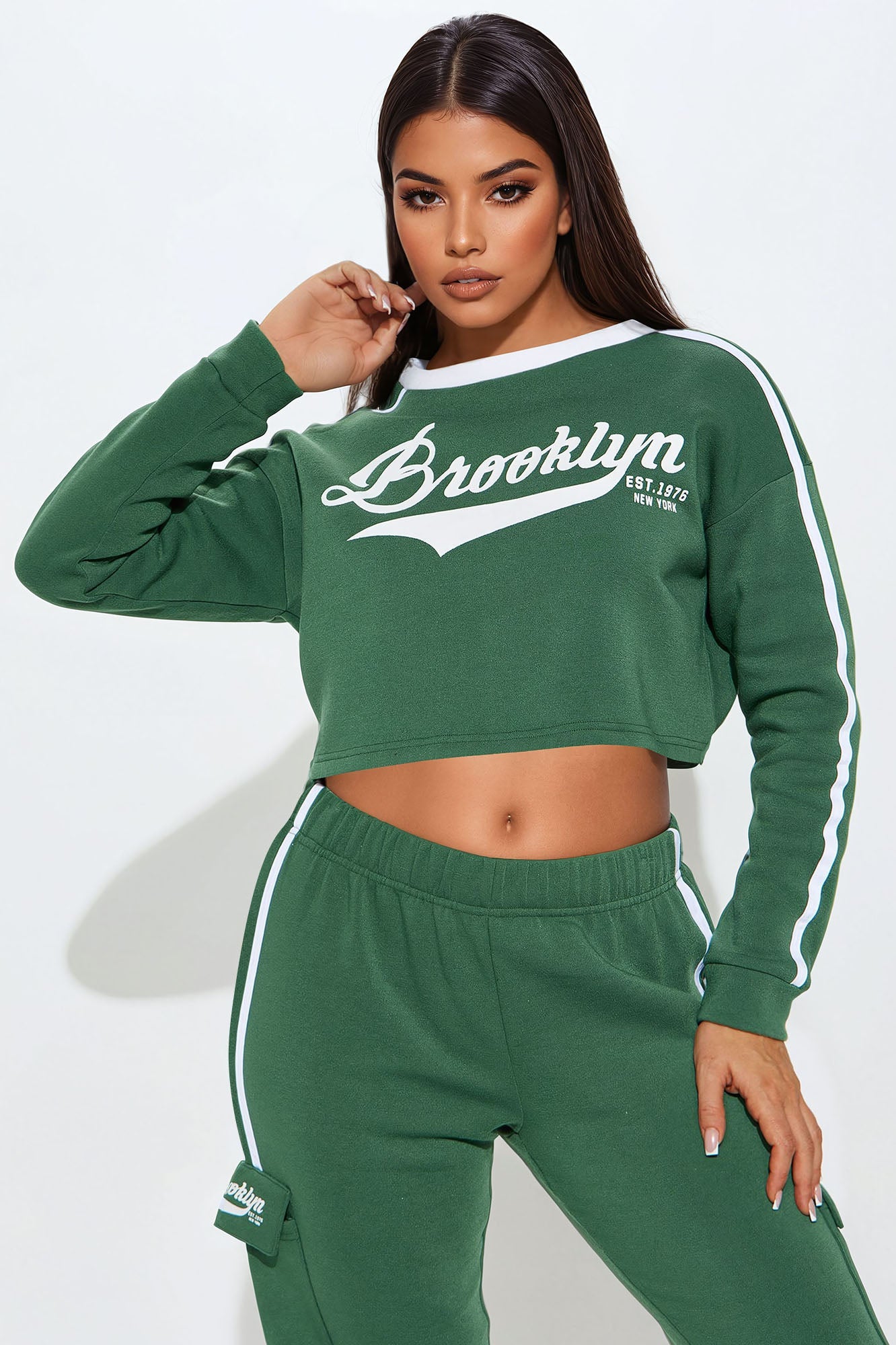 Brooklyn Life Fleece Jogger Set - Hunter