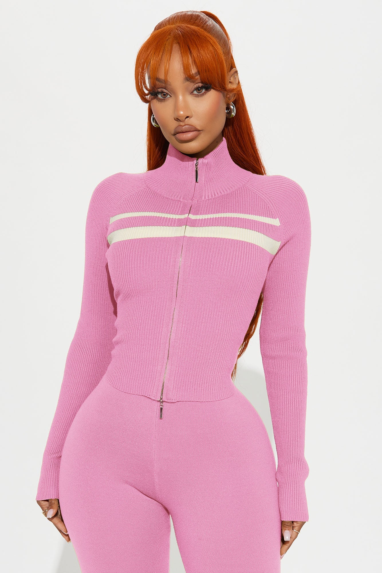 Study Session Sweater Pant Set - Pink