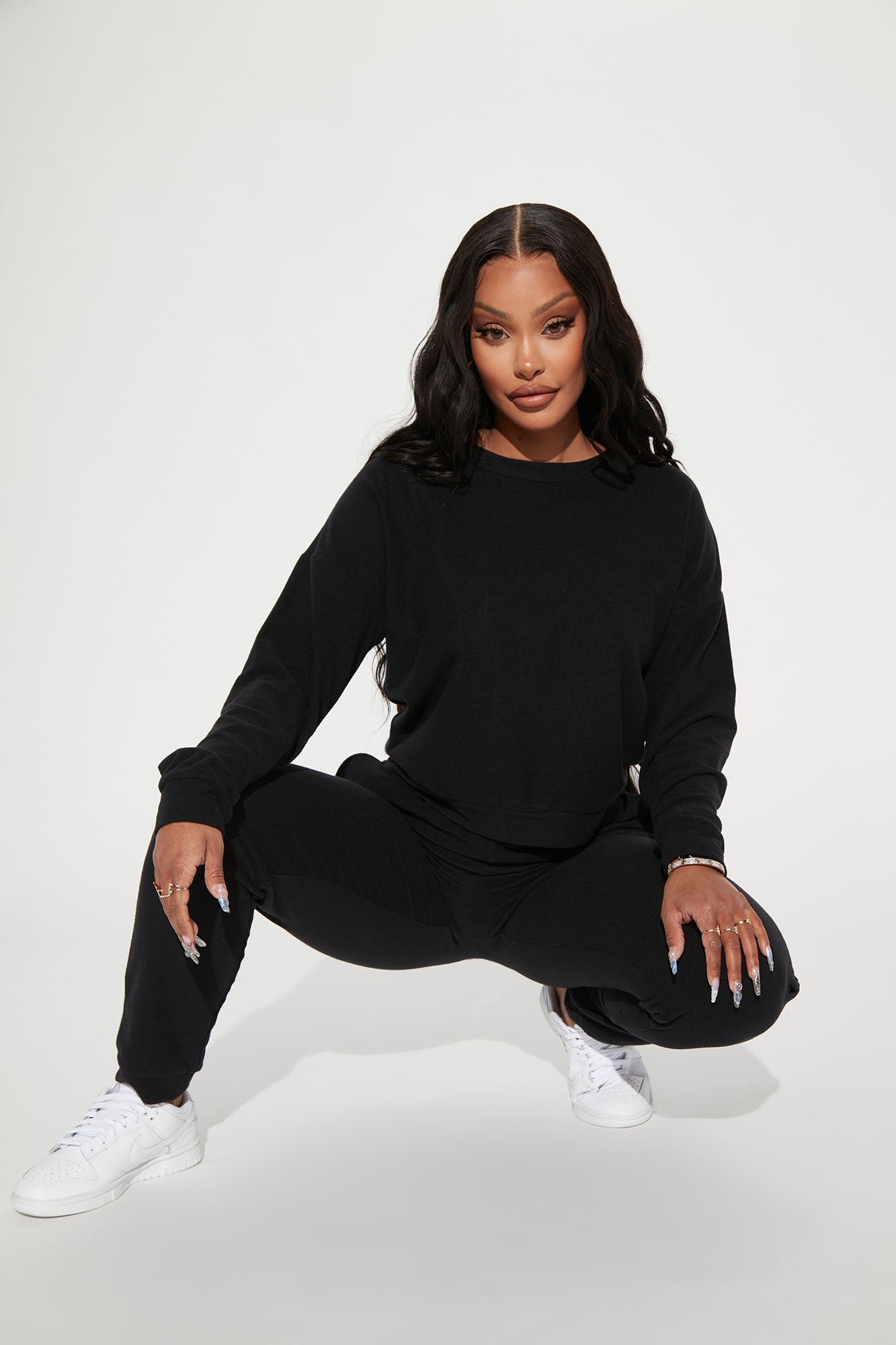 Always Low Key Jogger Set - Black