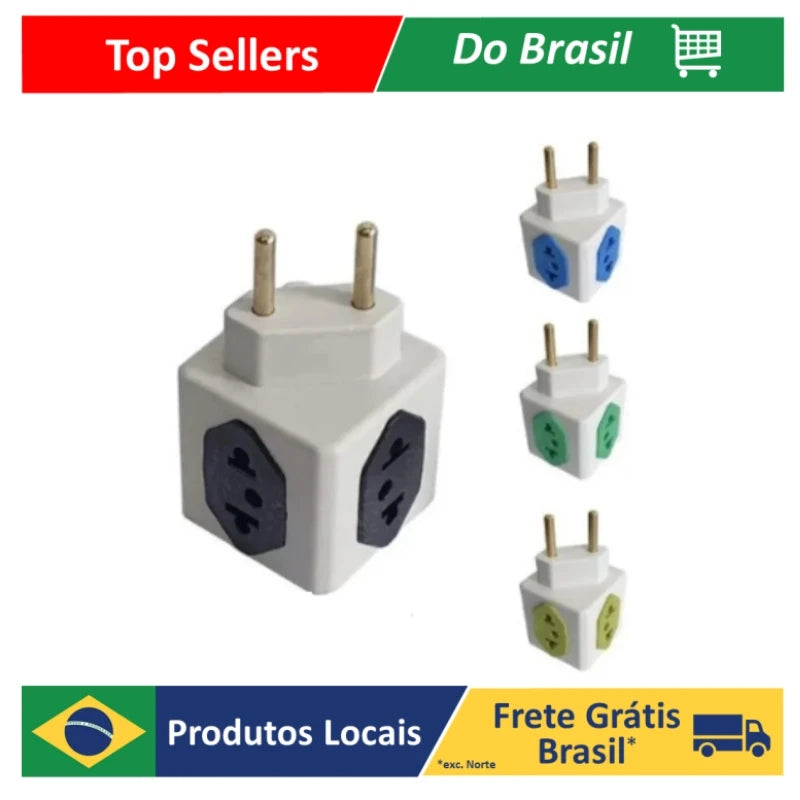 Adapter Benjamin Cube 4 Sockets Home and Kitchen