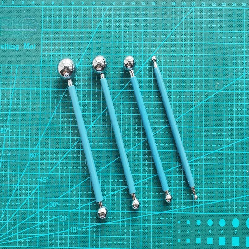 11Pcs Ball Stylus Clay Modeling Sculpting Tools Dotting Tools Pottery Supplies Tools Pottery Tools Air Dry Clay Tool Set