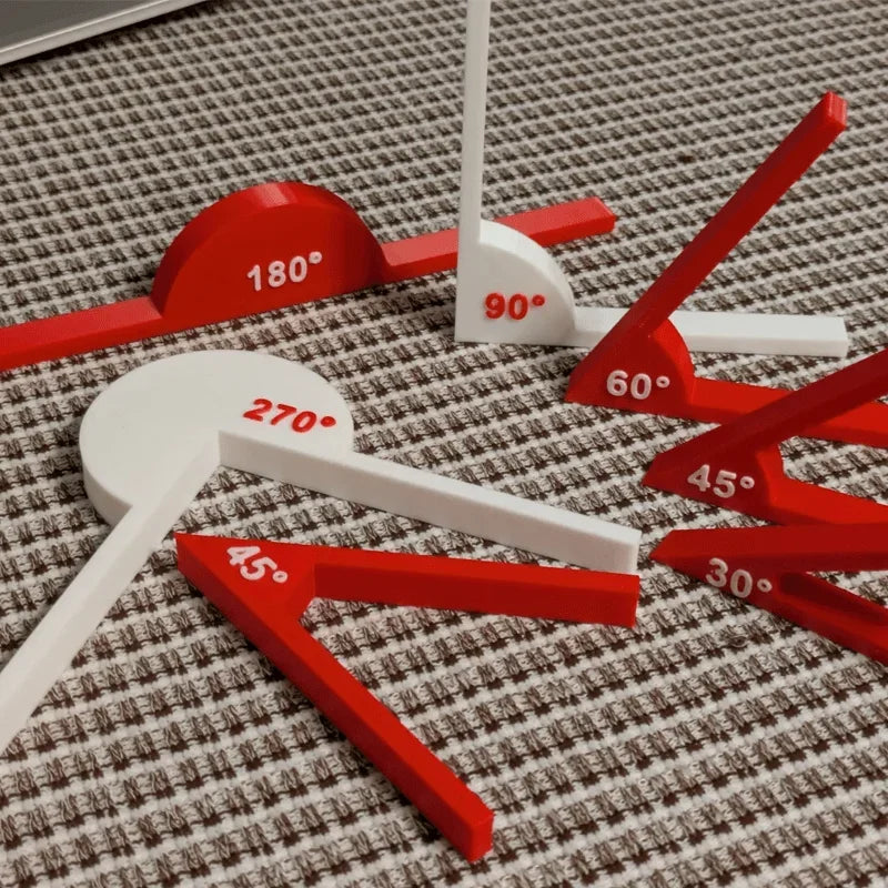 1 Set Teaching Tools, Math Supplies, Angle Tools, Geometric Angle Display Tools, Math Teaching Aids, Learning Tools 2025