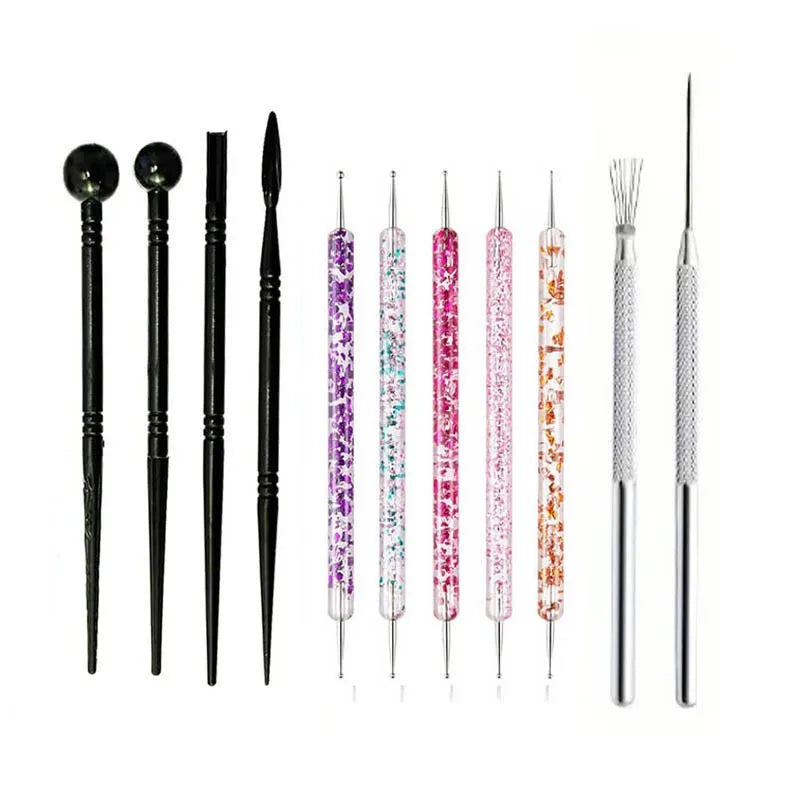 11Pcs Ball Stylus Clay Modeling Sculpting Tools Dotting Tools Pottery Supplies Tools Pottery Tools Air Dry Clay Tool Set