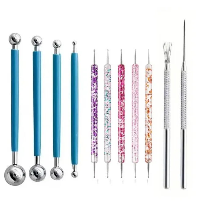 11Pcs Ball Stylus Clay Modeling Sculpting Tools Dotting Tools Pottery Supplies Tools Pottery Tools Air Dry Clay Tool Set