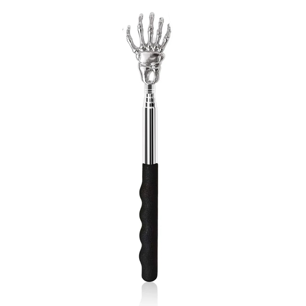 Telescopic Back Scratcher Ergonomic Back Scratchers Extendable Metal Claw Design Stocking Stuffers Hand Massager Backslap