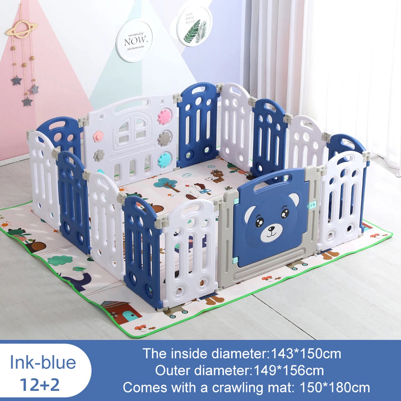 Baby Playpen Baby Playground baby activity fence Activities Baby Fence Baby Items pool balls for Baby slide games for children